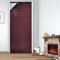 SK Studio Rideau de Porte Isolant Thermique Anti Froid Chaleur Rideaux Occultant Imperméable Coupe-Vent Séparation de Pièce pour Couloirs, Portes, Patio Vin Rouge,