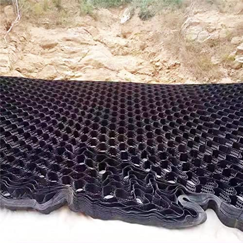 Stabilisateur de Gravier Grille De Gravier Stabilisation Du Sol, Grilles De Contrôle De La Boue De 2 Pouces D'épaisseur, Échelonnable, Système De Gravier En Nid D'abeille Remplissage De Gravier Et De