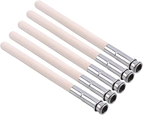 Generic 5 Stück Bleistiftverlängerungen aus Holz – verstellbare Bleistiftverlängerungshalter – Kunst, Schreiben, Skizzieren & Malen – Uni Erwachsene
