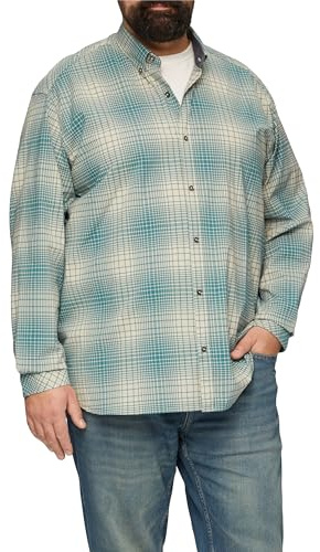 s.Oliver Herren Hemd mit Button-down-Kragen aus Baumwollstretch Hemd Langarm, Button-Down