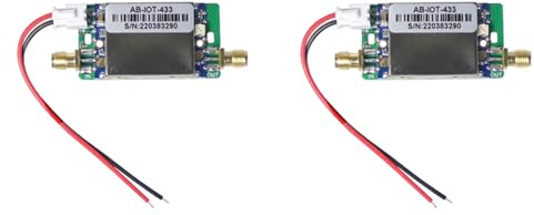 Wlauqueta 2 x 433 MHz Lora Signalverstärkermodul für Signalverstärker, bidirektional (433 MHz SMA)
