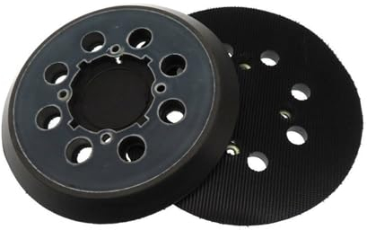 Piatto abrasivo da 125 mm con velcro per DeWalt, piastra abrasiva da 125 mm con velcro per DeWalt DWE6423 6423K DWE6421 6421K DCW210B (8 fori a 4 occhio, marcia)