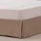 Housse de canapé 180 x 190 / 200 cm Housse sommier lit 180 cm - Couleur marron