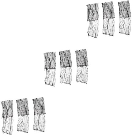 BESPORTBLE 9stücke Teiliges Uv-Schutz Armstulpen Aus Spitze Für Sommeraktivitäten Atmungsaktive Und Kühlende Ärmel Für Radfahren Yoga Und Golf Fingerloses Design Schwarz