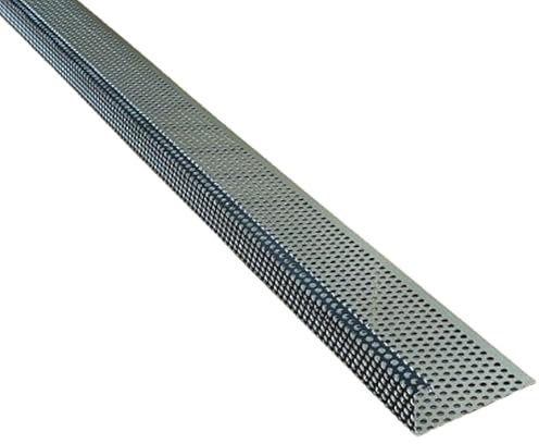 1 m Kiesleiste Kiesfangleiste Aluminium anthrazit RAL 7016 0,8 mm stark (Zuschnitt 16 cm)