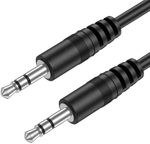 Oumida 3,5mm Klinke auf Klinke Aux Kabel, Stereo Audio Klinkenkabel für Autoradio, Kopfhörer, Galaxy A/M Serien, Redme Note Serie, PC, Tablets, Lautsprecher, MP3/ MP4 Player (2M)