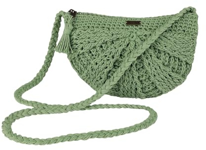 Roxy Damen Hand Bag | Crochet | Woven |Everyday | Summer | Sustainable | Lightweight Crossbody-Taschen