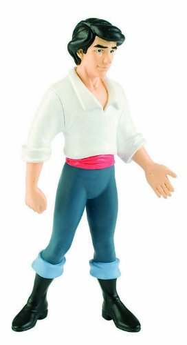 Bullyland 12356 - Spielfigur Prinz Eric aus Walt Disney Arielle, die Meerjungfrau, ca. 11,8 cm, detailgetreu, ideal als kleines Geschenk für Kinder ab 3 Jahren