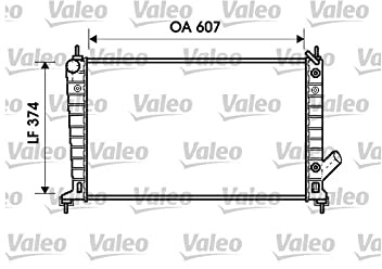 Valeo Kühler, Motorkühlung 734830