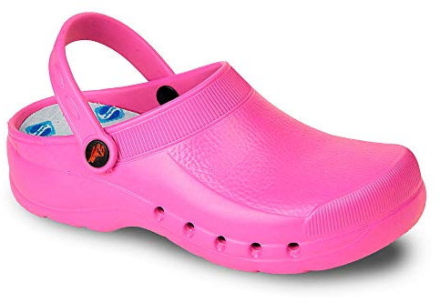 DIAN, Sabot médical EVA pour personnel soignant, avec traitement antibactérien, normé CE Rose 41 EU