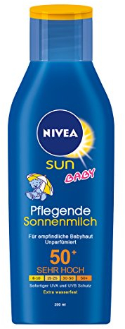 Nivea Sun Baby Pflegende Sonnenmilk 50 plus, 1er Pack (1 x 200 ml)