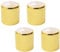 Gold Volumen Tone Control Metall Knob w/Pearl Weiß Top für Gitarre Bass 4 Stück
