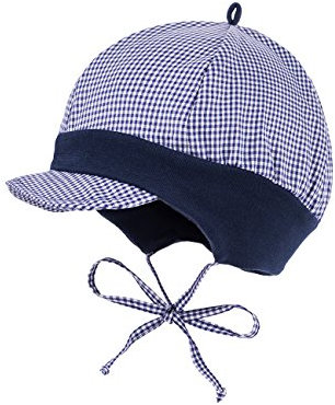 maximo Baby-Jungen Schildmütze Mütze, Blau (DKL.Marine-weiß 6), 47