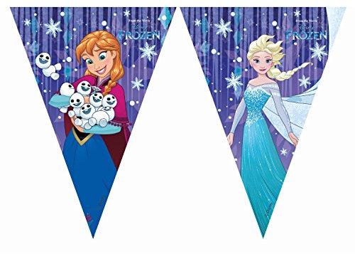 Procos Frozen Snowflakes Dreieckige Wimpelkette
