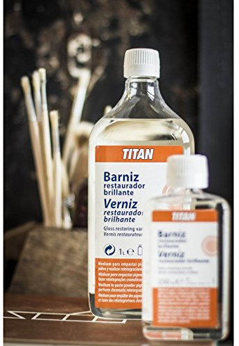 barniz restaurador brillante 250 ml TITAN