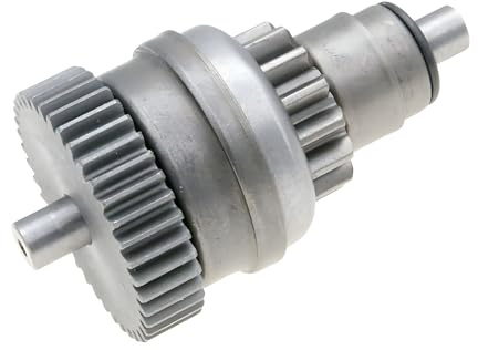 101-Octane Anlasser Freilauf 40Z kompatibel mit Gilera Runner 125 VX | Zahnrad Ø 41,41 mm, klein 14Z, Achslänge 77,23 mm, Ø 8 mm, OEM IP36616 82612R kompatibel mit Piaggio X8 125