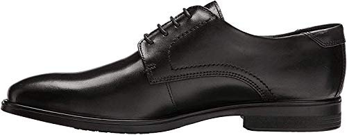 Ecco Herren klassischer Schnürhalbschuh Melbourne Schnürschuh schwarz Gr. 43