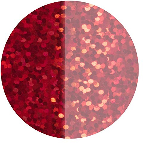 Goodtimes Metallic Konfetti Rund, 2cm als Party Dekoration für Hochzeit, Geburtstag, 100g Packung, Holo Rot