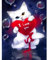 5D Diamond Painting Diamant Malerei Painting Bilder, Wowdecor Weiß Katze Rot Liebe Herz Blase Tiere Full Set Groß DIY Diamant Gemälde Malen Nach Zahlen