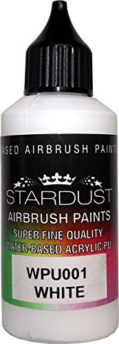 Peinture pour aérographe - Acrylique Blanc 60ml - Stardust