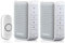 Honeywell 150m Twin Wireless Portable Doorbell kit with Round White Push