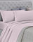 GEMITEX Parure de lit fabriquée en Italie en Flanelle en 100% Coton, Double, Ligne Enjoy, Teinte Unie Rose, avec Traitement Anti-Boulochage Hivernal, Chaud et économie sur Le Chauffage