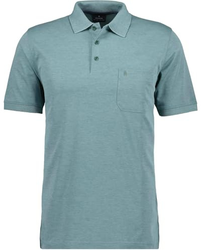 RAGMAN Herren Softknit-Polo mit Brusttasche, Kurzarm Salbei-344, XXL