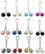 Honbay 12 Stück niedliche Schal-Brosche für Kopftuch, Schal, Schal, Damen, muslimischer Schal, Hijab-Clips (A)