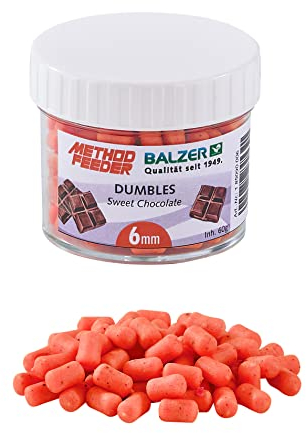 Balzer Method Feeder Dumbbells 6mm orange-Sweet Chocolate 60g