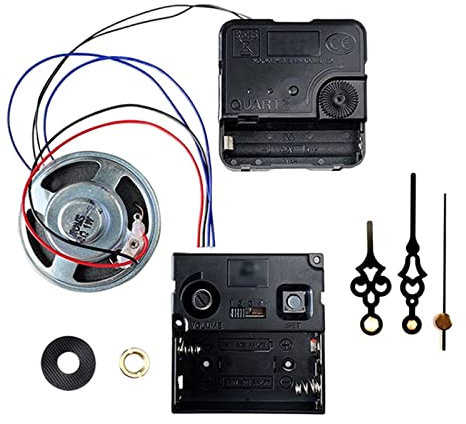 Fenteer DIY Pendeluhrwerk Ersatzteile Mechanismus Schaukel Wanduhr Motor DIY Uhr Reparatursatz Langschaft Spieluhr