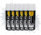 Etrexonline Pintura Spray Multicolor Profesional 400ml Adecuado Metal Madera y Plástico - Color Blanco Satinado (Paquete de 6)