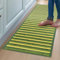 CosìCasa Tapis Cuisine et Salle de Bain en Bambou - 50x180 cm Antidérapant et Résistant à l'eau - Bois Naturel Durable - Effet Multicolore Facile à Nettoyer - Vert