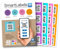 QR Smart Labels Modern – Scannbare Etiketten für Speicherung und Organisation (farbcodiert, iOS & Android App) – 48 Stück