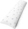Amilian Seitenschläferkissen inkl. Füllung und Bezug: 150cm x 40cm, Stillkissen, Schwangerschaftskissen, Lagerungskissen Baby und Erwachsene, Pregnancy Pillow: Pusteblume Weiß