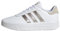 adidas Femme Court Platform Shoes Chaussures, Cloud White/Champagne Met/Aluminium, 38 2/3 EU