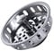 VARNAHOME Stainless Steel Kitchen Sink Basket Strainer Replacement for US Standard Drains (3-1/2 Inch), Stainless Steel Body W/Large Neoprene Seal 1 Pack