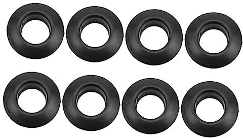 CLISPEED 2 Satz 8 Stück Doppelpaddel Ringe Kanu Paddel Ringe Gummiring Für Kajakpaddel Kajakpaddeltropfen Stoppen Kajak Drop Ring Kajak-paddel-tropfringe Kajaks Komponente Angriffsboot