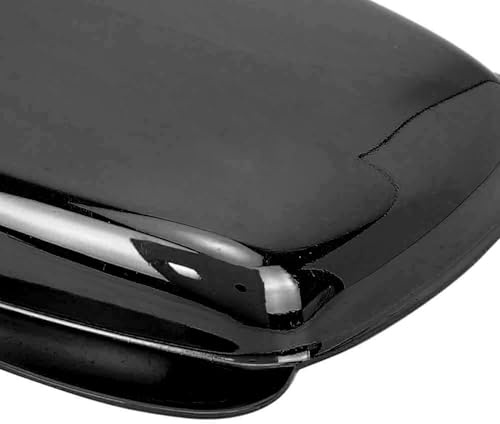 Jazz Bass Pickup Cover P Bass Bridge Cover Zinklegierung Pickup Bridge Cover Set Zinklegierung Bassive Cover für Pb E-Bass (Schwarz)