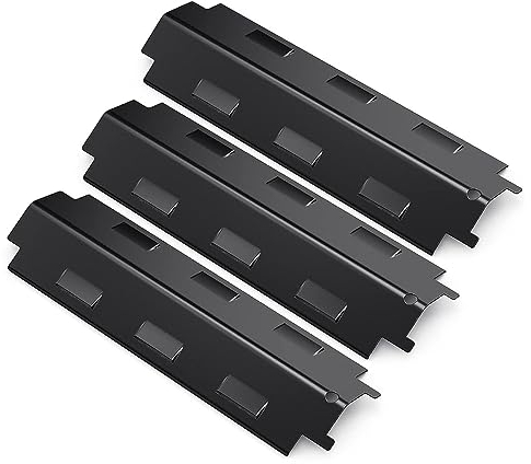 98531 Flavorizer Bar für CharBroil,Thermos,Master Forge, Savor Pro, Outback Meteor Grillteil, 3 PACK Grill-Ersatzteile für Char-Broil, Wärmezelt aus Porzellanstahl, Brennerdeckel& Ersatzteile