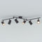 HOFTRONIC - Riga LED Deckenstrahler 6-Flammig - Schwarz - 6 Spots drehbar/schwenkbar - GU10 400 Lm 5W 4000K Neutralweiß - Deckenspot für Wohnzimmer, Küche, Flur - Deckenleuchte - Spotlampe (L1200mm)