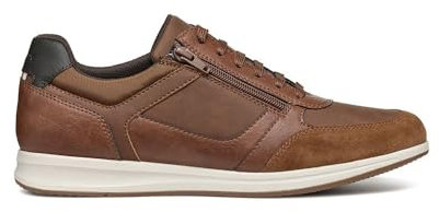 Geox Herren U Avery A Sneaker, BROWNCOTTO, 42 EU