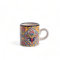 EVANILIFE Ceramic Espresso Cup, 5 Oz Handmade Espresso Mug, 2.75 Inch Cappuccino and Latte Cup, Multicolor Demitasse Cup, Dishwasher Safe Small Coffee Cup, Ideal for Espresso Machine (FLOWER YELLOW)