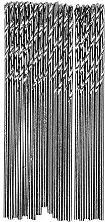 Yheonver 20 brocas helicoidales de metal con vástago recto de 0,5 mm de diámetro