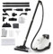COSTWAY Steam Cleaner, 2000W 1.8L 5.0Bar Multipurpose Steam Mop with 15 Accessories & Trigger Lock, Kills 99.9% of Bacteria Handheld Steamer Cleaning Machine for Floor Window Carpet Car Tile (White)