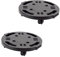 2X Transportroller Rollbrett Transportrollen Rollbrett Werkstatt Pflanzen Rollbretter Transport Möbelrollen flach Pflanzenroller rund Transporthilfe mit Rollen 30