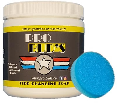 Pro Bud's Tire Mounting Paste - Peerless Lubrication Tire Mounting Lube for Quick Changing and a Secure Fit - Slip-Resistant - 8 oz.