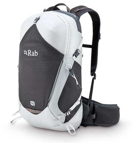 Rab Protium 20-Liter Lightweight Backpack - Comfortable Daypack for Hiking & Trekking - Dark Pewter/Anthracite - Medium/Large