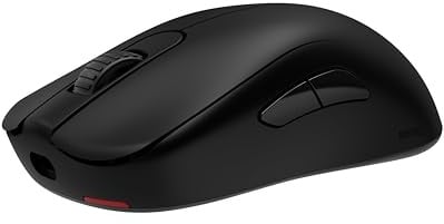 BenQ Zowie U2-DW 4K Wireless Esports Mouse, Black, 4 Buttons, Optical, USB, Symmetrical, 4K Enhanced Receiver, Faster Click Speed