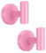 MANICAF 2 Stück Handtuchhaken zum Bohren Rosa, Edelstahl Handtuchhaken, Garderobenhaken, Kleiderhaken Wand, Wandhaken für Badezimmer Küche Schlafzimmer