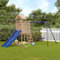 Juroupi Spielturm Massivholz Kiefer Garten SpielgeräTe Spielplatz Kinder Outdoor Spielhaus ZubehöR Outdoor Rutsche Und Schaukel FüR Kinder 3155876